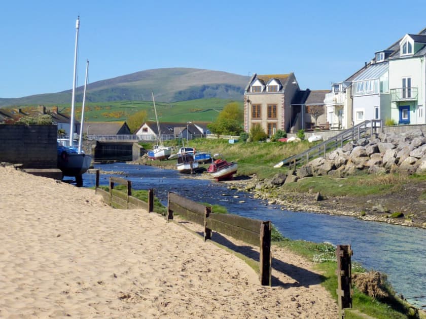 Lovely holiday home (right of the photo) in a fantastic location | Cockleshell Cottage, Haverigg, near Millom