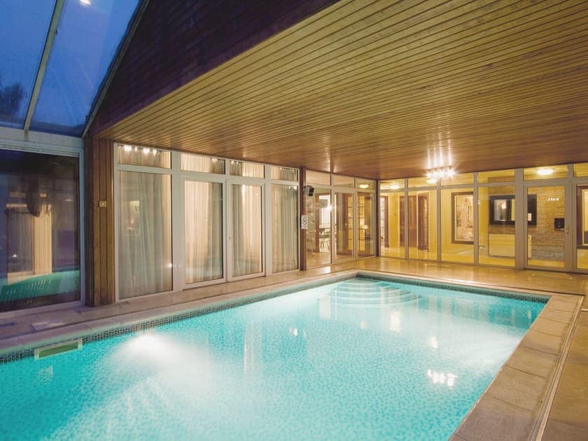 Impressive private indoor heated swimming pool | Tigh Na Beannaich , Powmill, near Dollar