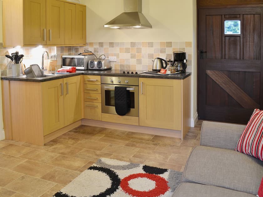 Open plan living/dining room/kitchen | The Stable - Decoy Farm Holiday Cottages, High Halstow, near Rochester