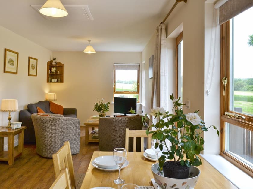 Open plan living/dining room/kitchen | New Waters Holiday Cottages - Chestnut Cottage, Wortham, nr. Diss