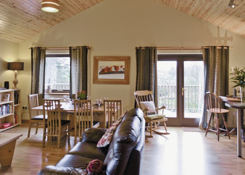 Open plan living/dining room/kitchen | Burnside, Glenalmond, nr. Crieff