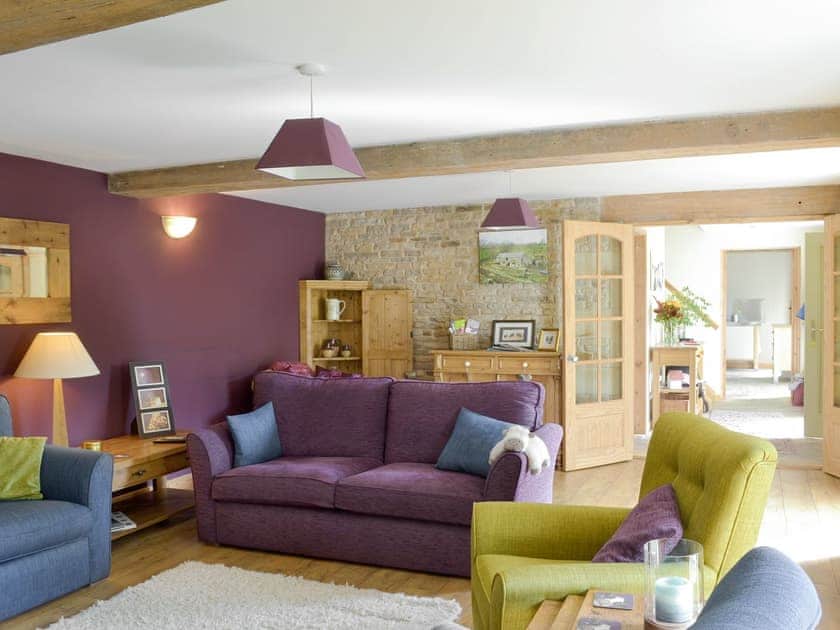Spacious living room | West Barn, Holymoorside, near Chesterfield