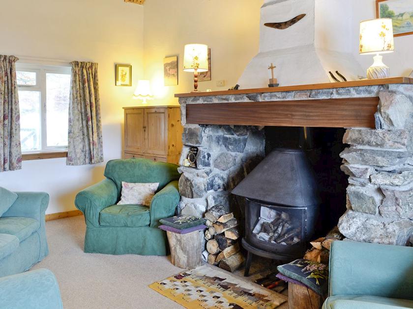 Cosy seating area in lounge | Tigh na’ Caoiraich, Invergarry, Tomdoun