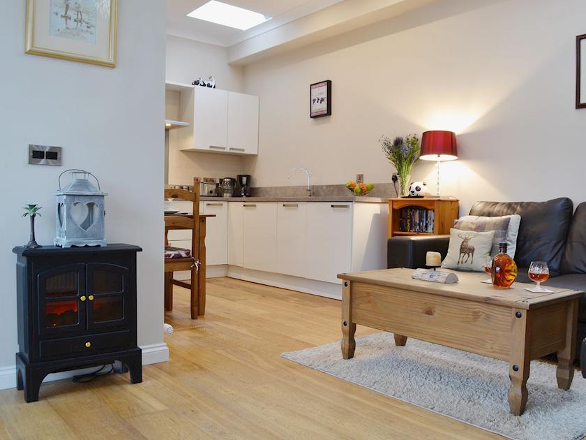 Open plan living/dining room/kitchen | Castle Dairy - Castle Cottages, Ceres, near St Andrews