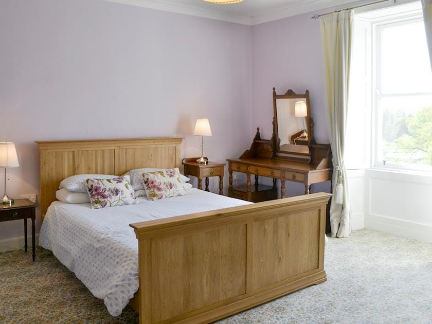 Comfortable double bedroom | Burnfoot of Cluden, Holywood, by Dumfries