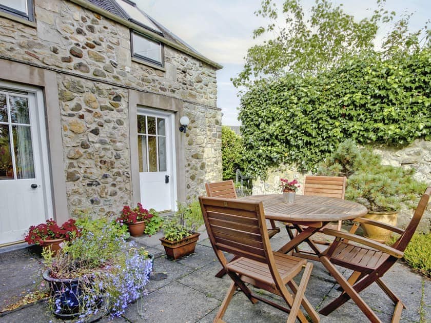 Peaceful south-facing terrace and walled garden  | Garden Cottage, Linlithgow, near Edinburgh