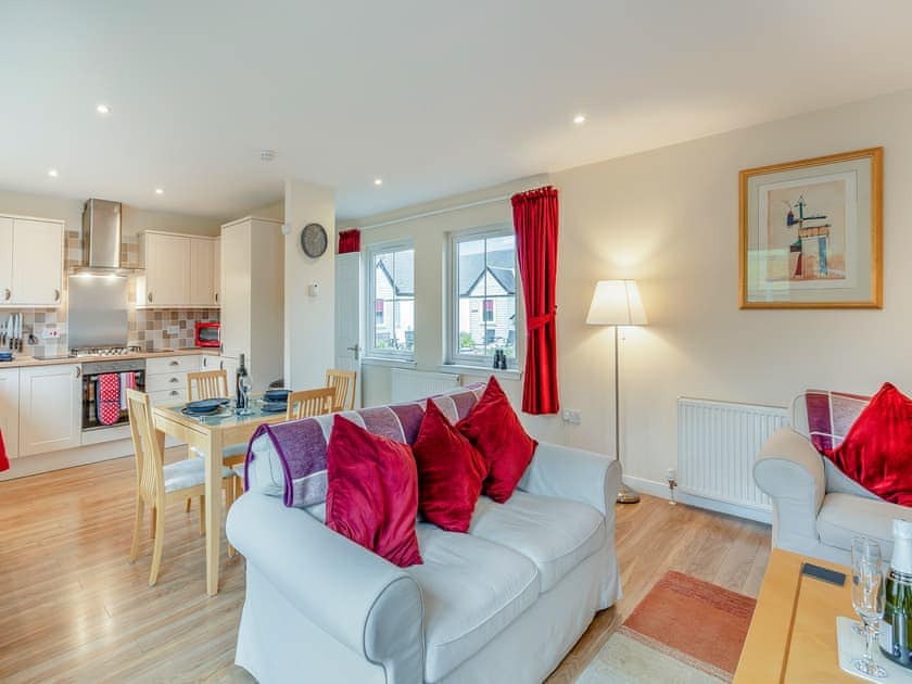 Open plan living/dining room/kitchen | Osprey Hideways - Barn Owl Cottage, Stirling
