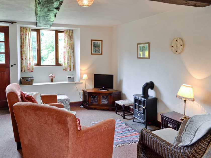 Attractive lounge area of open-plan living space | Morse Cottage - Coppers Cottages, Lyme Regis