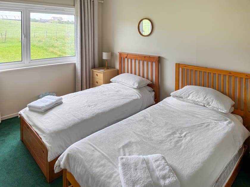 Twin bedroom | Grinills, Opinan, nr. Gairloch