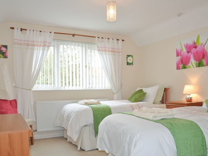 Twin bedroom | Glennydd, Bronant, nr. Aberystwyth