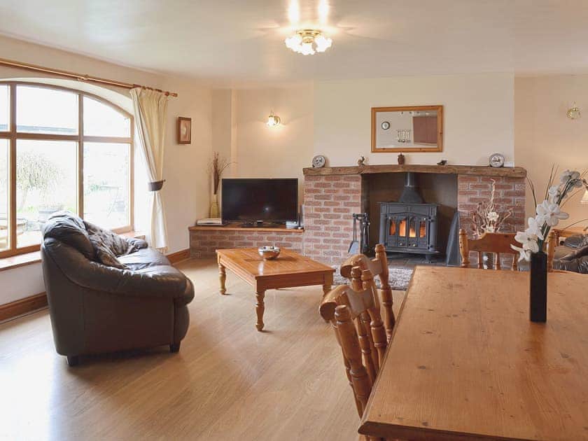 Open plan living/dining room/kitchen | Harbut Law Holiday Cottages - The Cottage, Alston