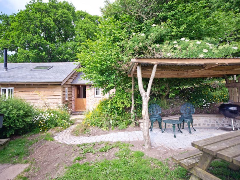 Sitting-out-area | Brimble Cottage, Axminster, nr. Lyme Regis