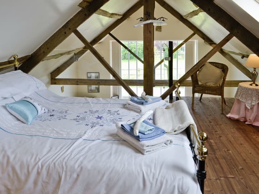 Double bedroom - Mezzanine | Shrubberies Cottage, Old Liverton Village near Staithes