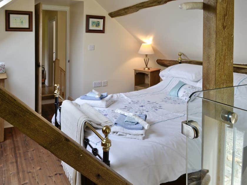 Double bedroom - Mezzanine | Shrubberies Cottage, Old Liverton Village near Staithes