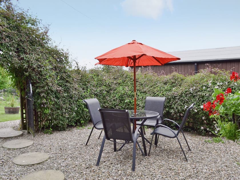 Sitting-out-area |  Wayside Farm Cottages - Cart Cottage, Cloughton, nr. Scarborough