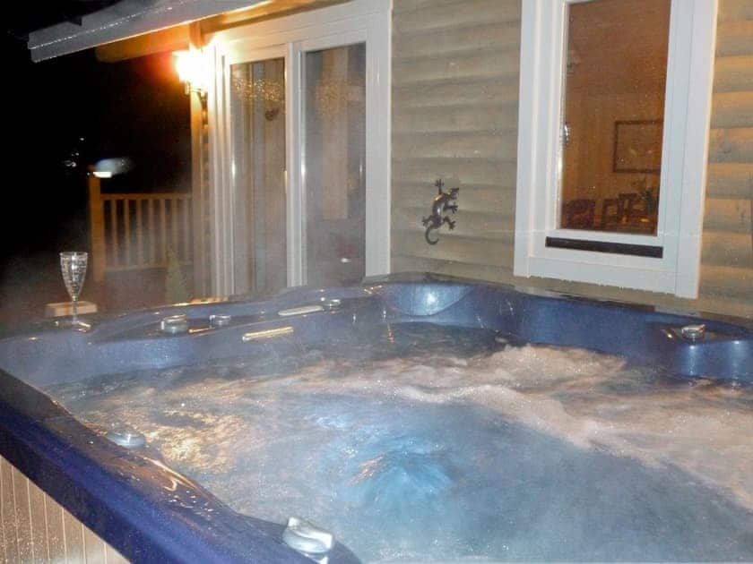 Hot Tub | Wattles - Lawpit Lodges, Uplowman, near Tiverton