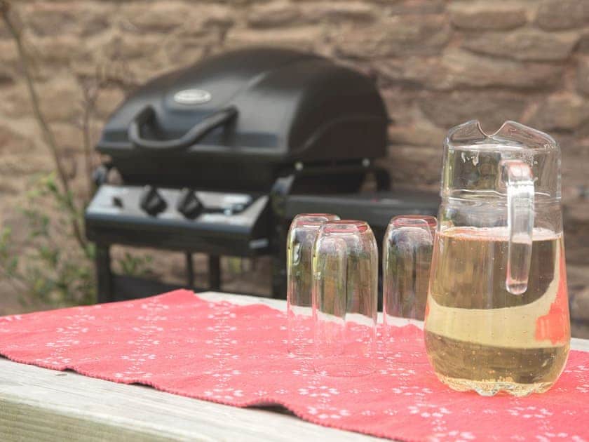 Sitting-out-area | Ashton Court Holiday Cottages - West Granary, Ashton, nr. Leominster