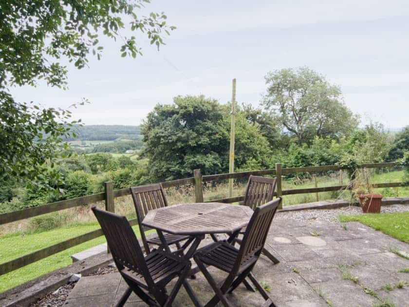 Sitting-out-area | The Pigsty Cottage, Oswestry