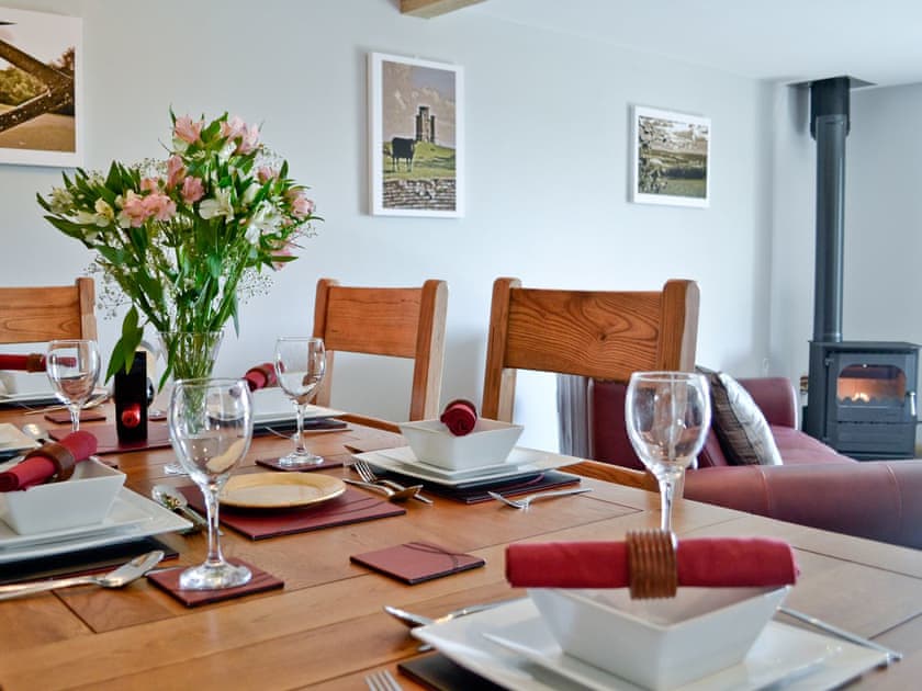 Living room/dining room | Bwthyn Y Mynach, Nantgaredig, nr. Carmarthen