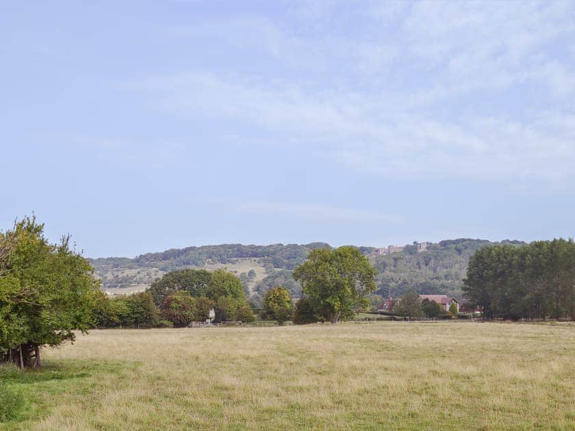 Lovely far-reaching views over the rolling countryside | Treacle Cottage, Treacle Den - The Treacles, West Hythe, near Romney Marsh