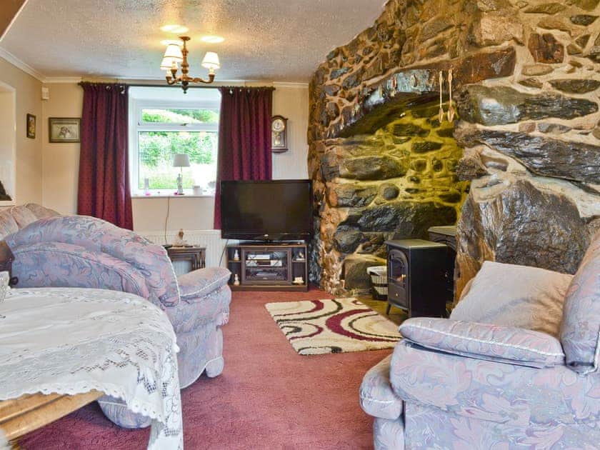 Living room | Fox&rsquo;s Lair Farmhouse, Groeslon, Caernarfan