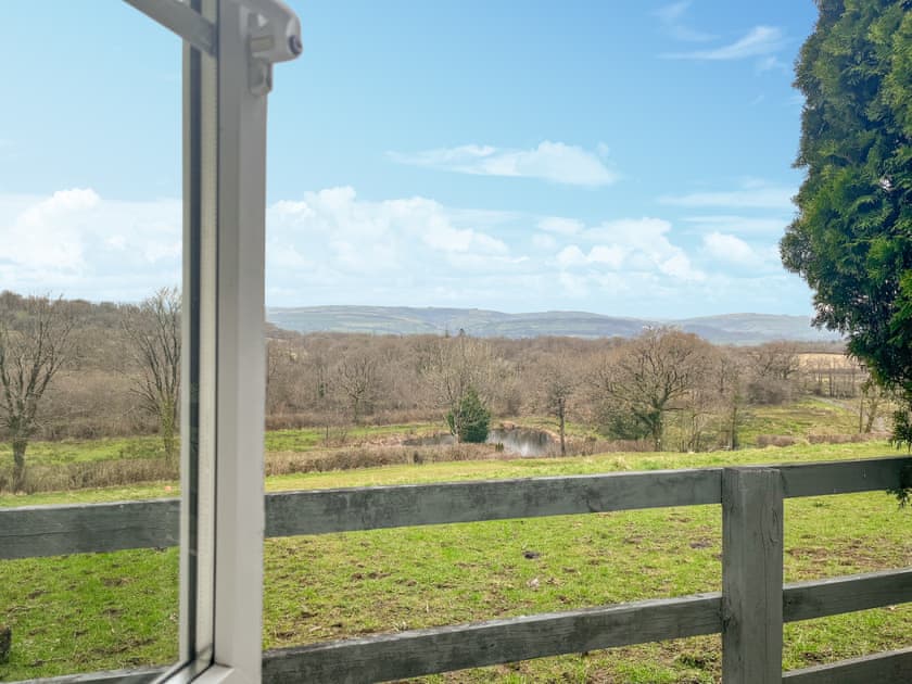 View | Heron’s Lodge, Llanarthney