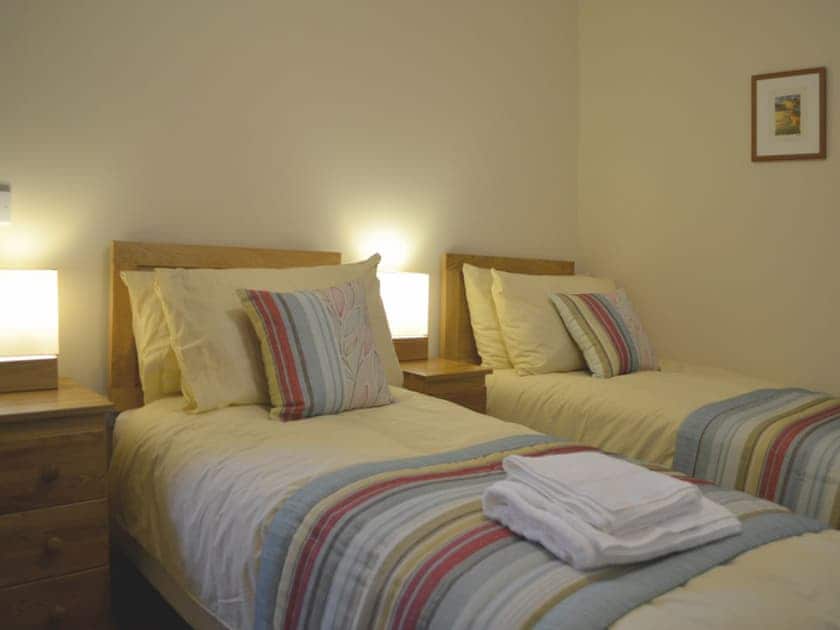 Twin bedroom | Llechwedd Mawr, Talybont, nr. Aberystwyth