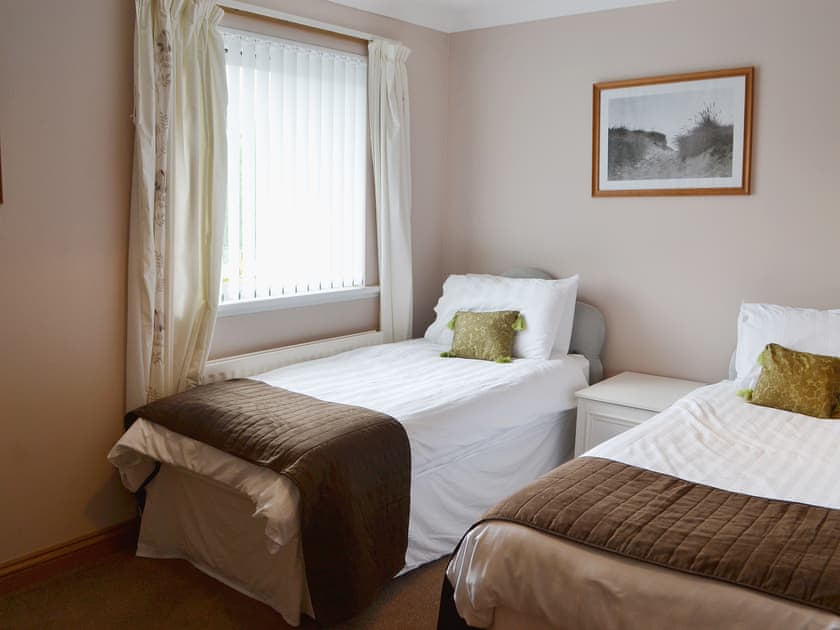 Twin bedroom | The Willows, Red Row near Amble
