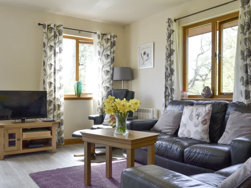 Spacious living room | Hawthorn Lodge - Seangan Lodges & Beech House, Banavie, Fort William