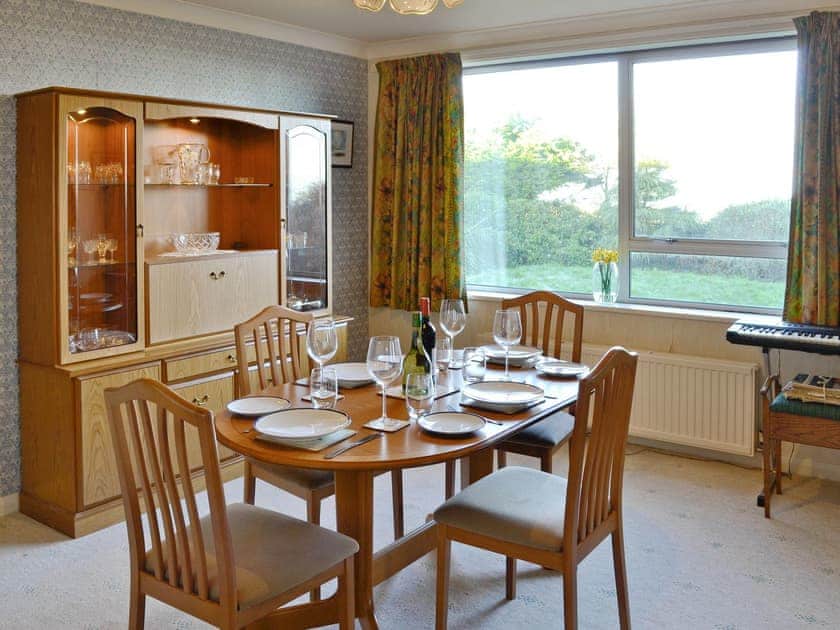 Spacious dining area | Woodside, Boyndie, Banff