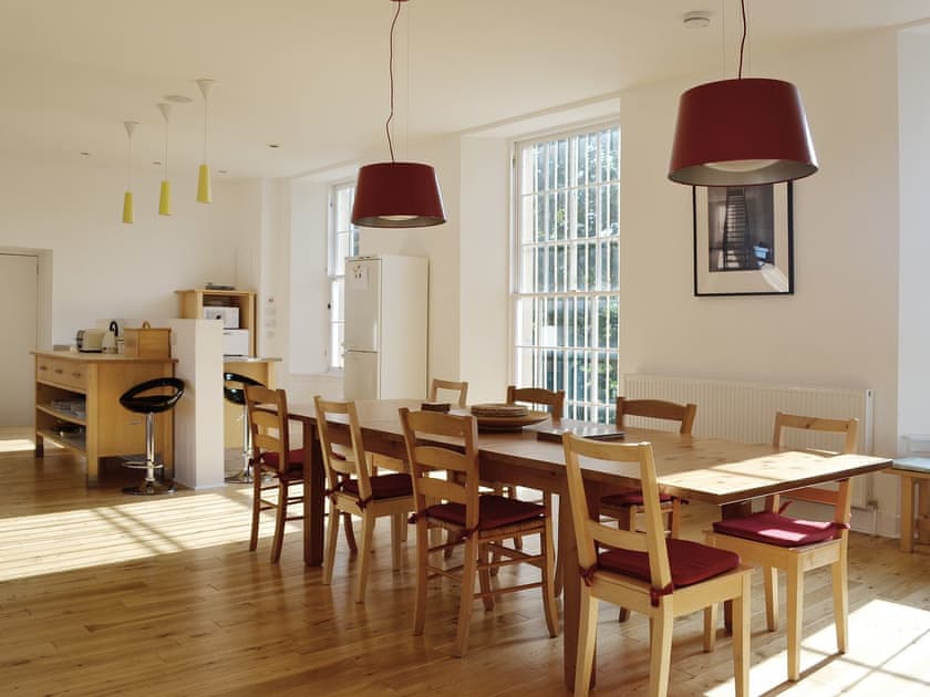 Open plan living/dining room/kitchen | Castlehill Upper Villa, Campbeltown
