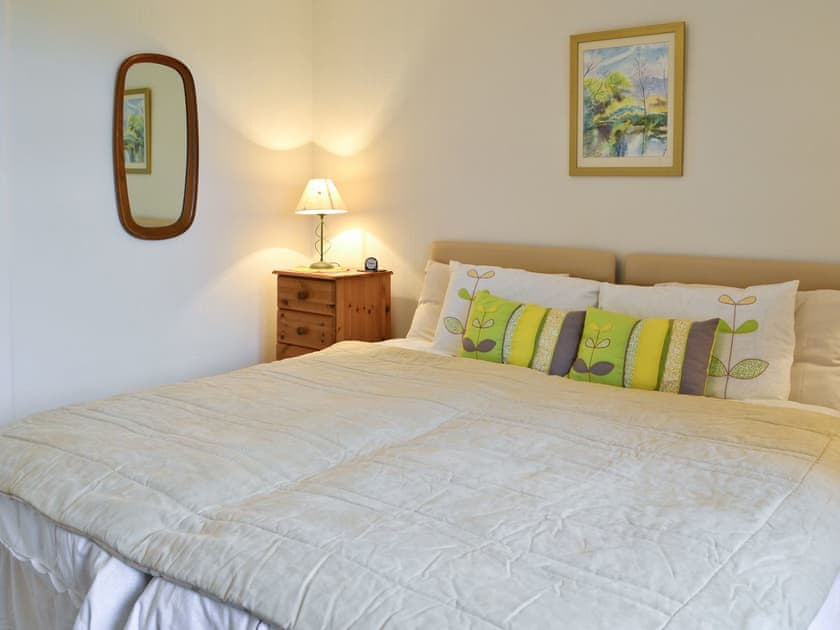 Comfortable double bedroom | Beuchan Cottage - Beuchan Farm, Keir Mill, Thornhill