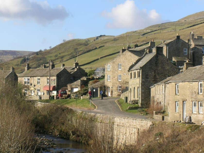 The village of Muker is located 300yds from cottage | Arngill, Muker