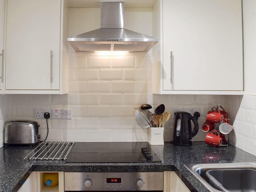 Well equipped compact kitchen | Greta Side Court Apartments no 1 - Greta Side Court Apartments, Keswick