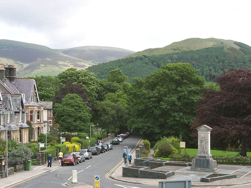 Latrigg from sitting room window  | Brundholme, Keswick