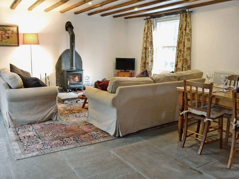 Open plan living/dining room/kitchen | Sandbed Cottage, Fell End Near Sedbergh