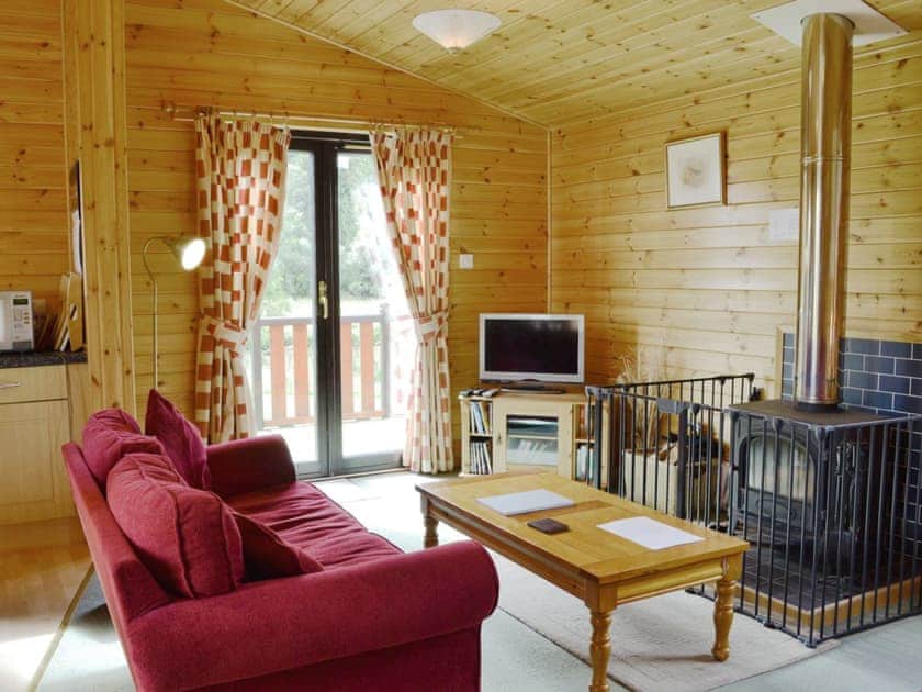 Open plan living/dining room/kitchen | Larch Cottage, Glenisla