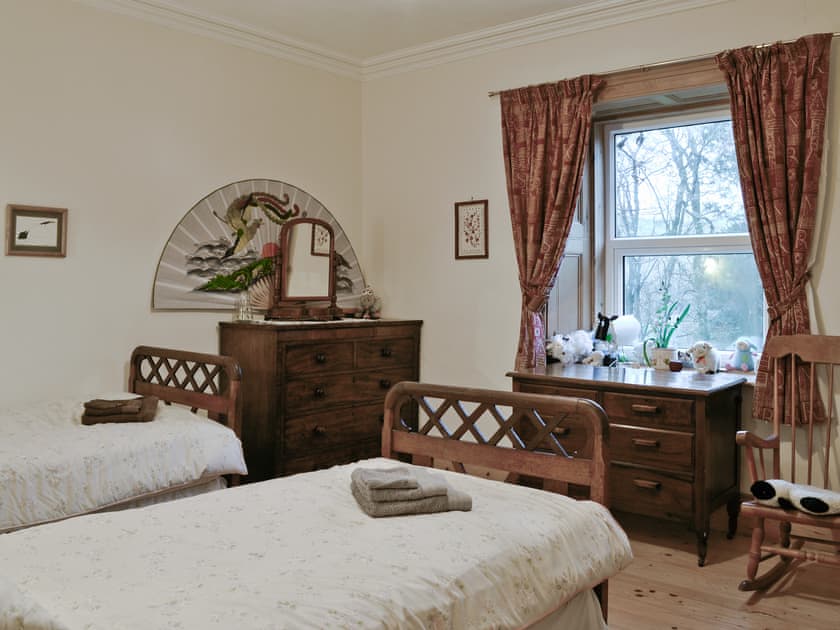 Twin bedroom | Ewes Schoolhouse, Nr. Langholm
