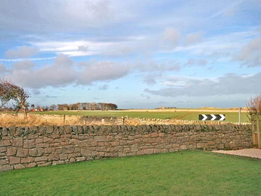 View of Bamburgh Castle from lounge | Ziggy’s Retreat, Seahouses
