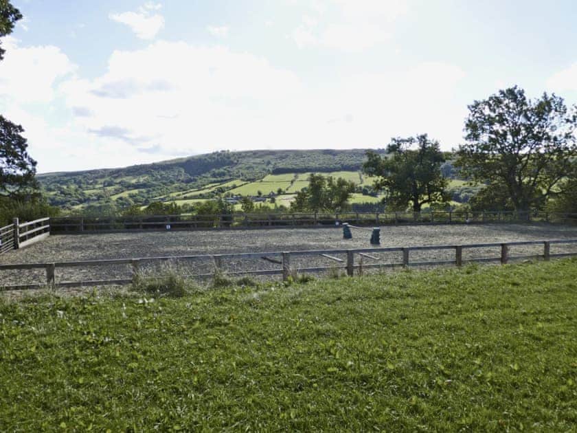 Horse arena | Newbiggin Hall Cottages - Granary Cottage, Aislaby near Grosmont and Whitby