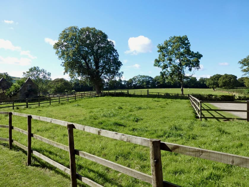 Horse paddock | Newbiggin Hall Cottages - Acorn Cottage, Aislaby near Grosmont and Whitby