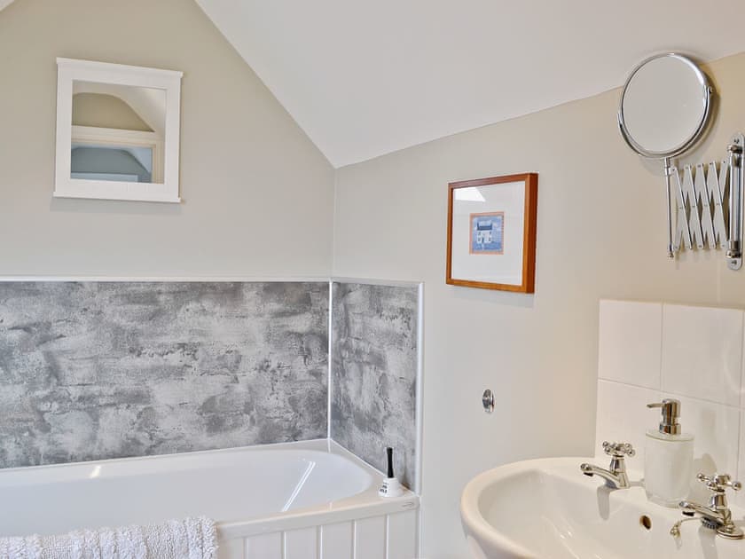 Bathroom | Cleughbrae Cottage, Dalry, nr. Castle Douglas