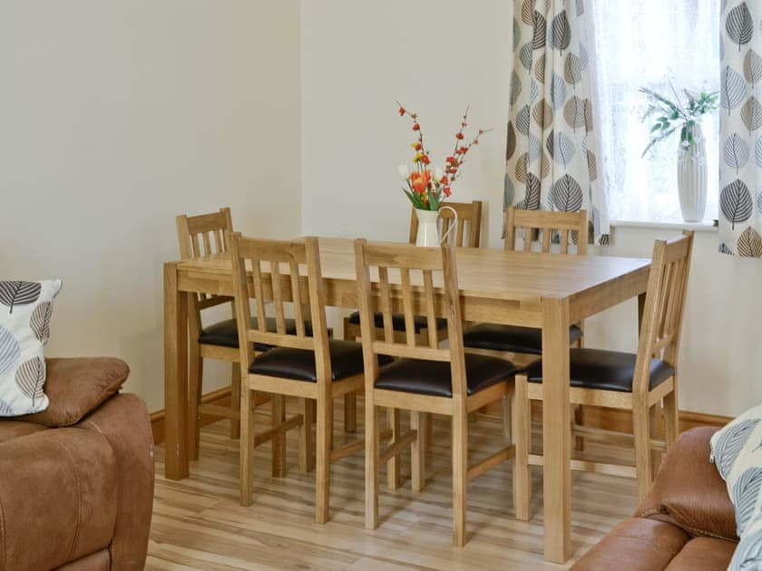 Smart dining area | Hen Ysgubor - Bwlchgwyn Equestrian Holidays, Arthog, near Fairbourne