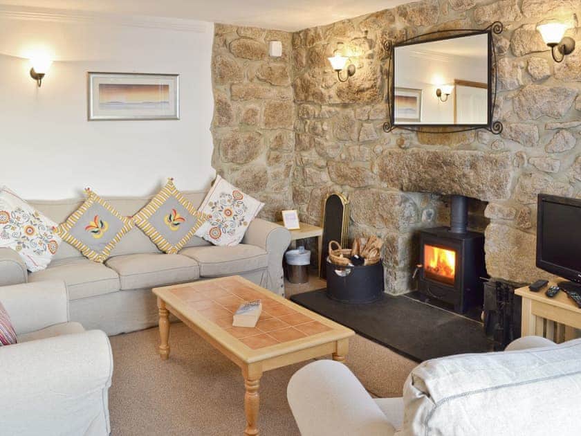 Living room/dining room | Carn Towan Cottages - Bishop Rock, Sennen