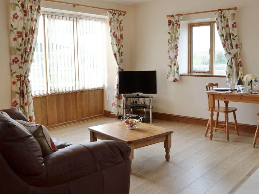 Living room | Maes Y Prior Holiday Barns - The Smithy, Carmarthen