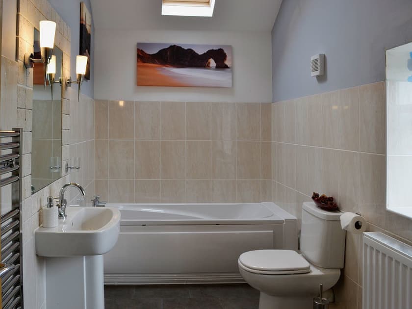 Bathroom | Melin Newydd Cottages - The Top Barn, Tynlon, nr. Rhosneigr