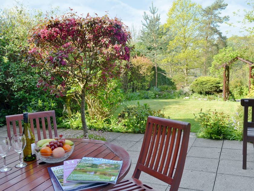 Sitting-out-area | Harwood Dale Cottage, Kendal