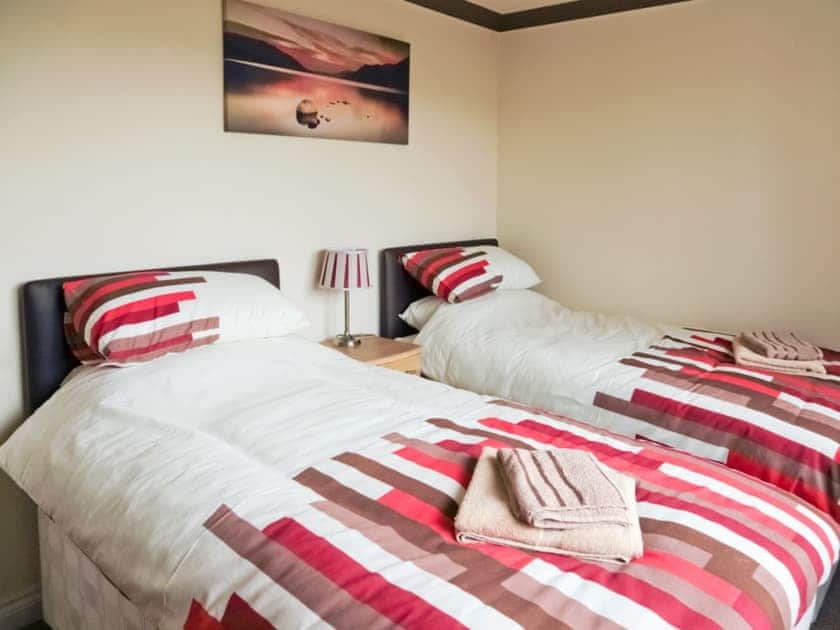Twin bedroom | Firth Lodge, Southerness