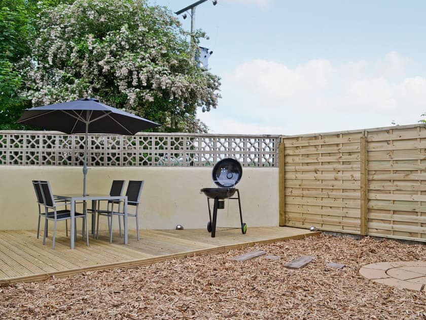 Sitting-out-area | Stable Cottage, Amroth