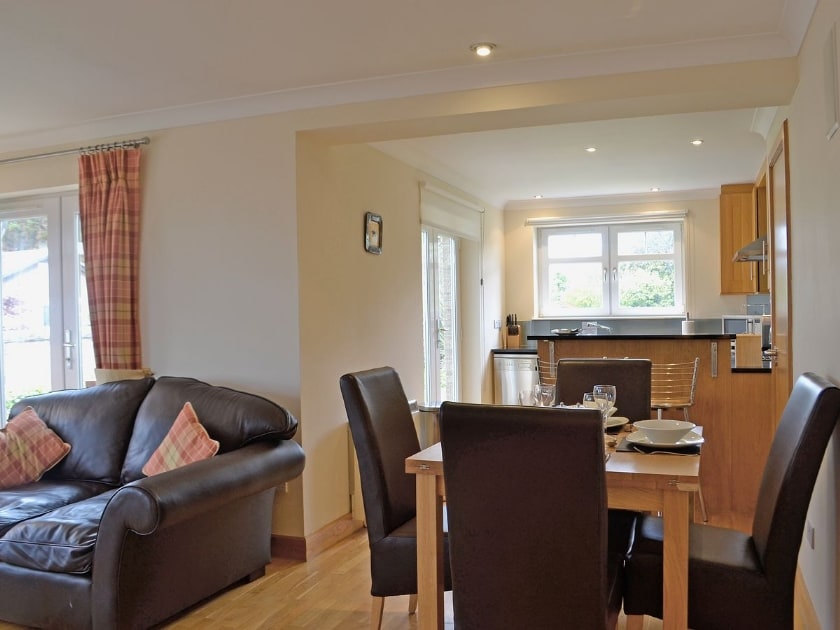 Typical Open plan living/dining/kitchen | Links Apartments - Links Apartment 1, Brora